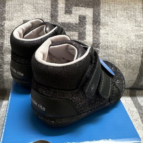 Stride Rite SM Martin (Infant/Toddler) Black Iridescent Size 3 - Picture 3 of 6